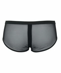 Maison Close Pure Tentation Black Shorty With Zip Knickers