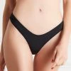 Maison Close Pure Tentation Black High Rise Thong Knickers