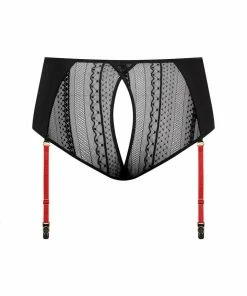 Maison Close Sacré Coeur Open High Waisted Brief