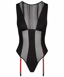 Maison Close Sacré Coeur Thong Body With Suspenders Other Lingerie