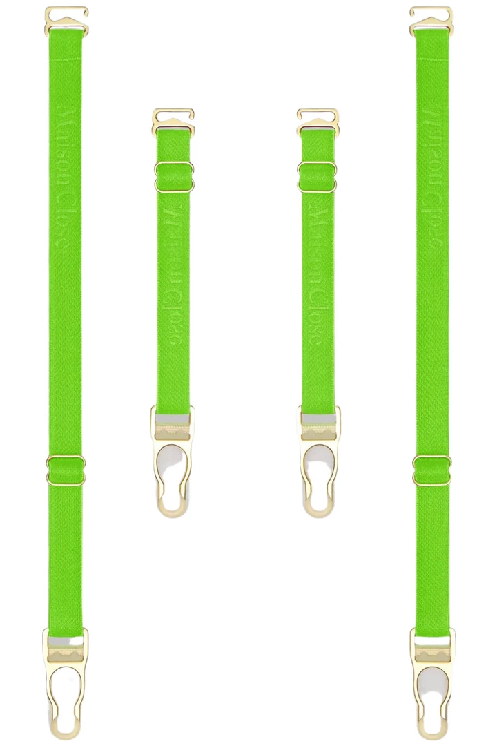 Maison Close Other Lingerie Signature Green Suspender Straps 2 Maison Close Other Lingerie Signature Green Suspender Straps