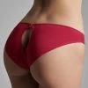 Maison Close Tapage Nocturne Red Open Brief Knickers