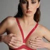 Maison Close Tapage Nocturne Red Cupless Bra Bras
