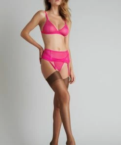 Maison Close Neon Pink Seam Nylon Stockings Other Lingerie