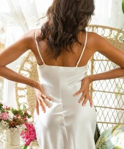 Marjolaine Soie Unie Silk Short Slip