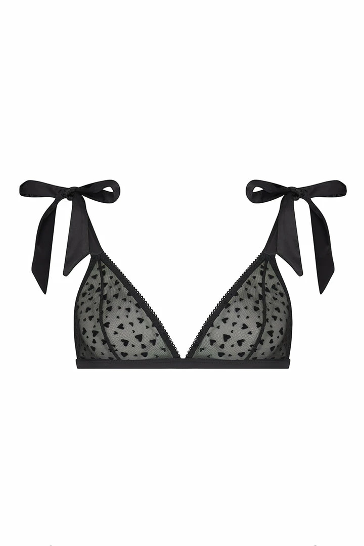 Coco De Mer Muse - Audrey Triangle Bra (Size XL: UK 14-16) 2 Coco De Mer Muse - Audrey Triangle Bra (Size XL: UK 14-16)