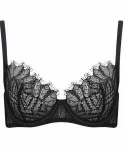 Coco De Mer Muse - Bell Underwired Plunge Bra Bras