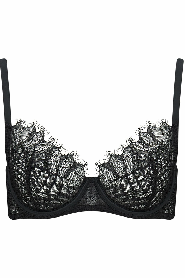 Coco De Mer Muse - Bell Underwired Plunge Bra Bras 2 Coco De Mer Muse - Bell Underwired Plunge Bra Bras