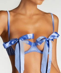 Coco De Mer Muse - Grace Open Underwired Bow Bra