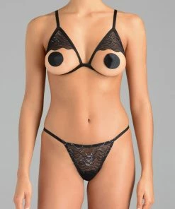 Coco De Mer Muse - Katharine Peep Back Knicker (Size XL: UK 14-16) Knickers 14 Coco De Mer Muse - Katharine Peep Back Knicker (Size XL: UK 14-16) Knickers