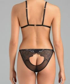 Coco De Mer Muse - Katharine Peep Back Knicker (Size XL: UK 14-16) Knickers 12 Coco De Mer Muse - Katharine Peep Back Knicker (Size XL: UK 14-16) Knickers