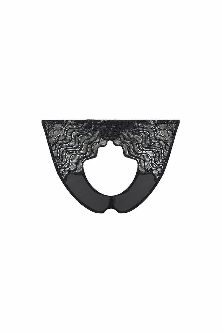 Coco De Mer Muse - Katharine Peep Back Knicker (Size XL: UK 14-16) Knickers 10 Coco De Mer Muse - Katharine Peep Back Knicker (Size XL: UK 14-16) Knickers