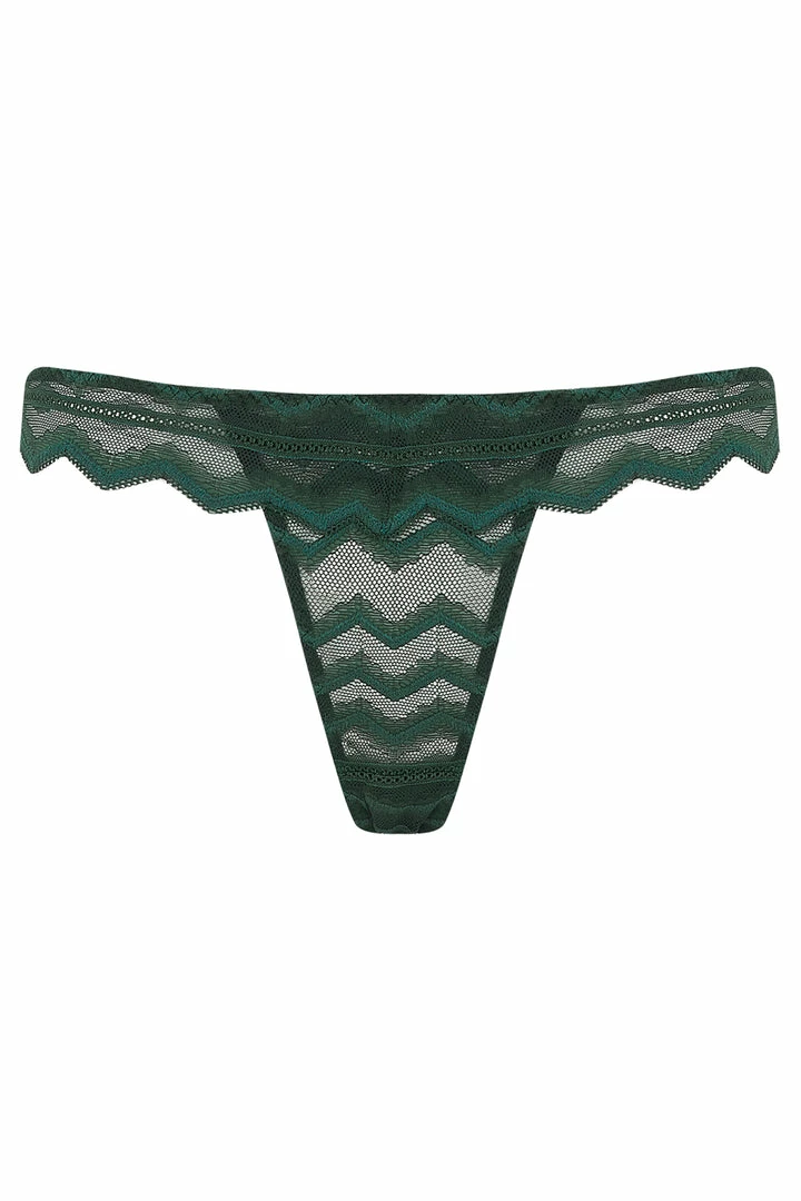Coco De Mer Knickers Muse - Margot Brazilian Knicker (Size XL: UK 14-16) 2 Coco De Mer Knickers Muse - Margot Brazilian Knicker (Size XL: UK 14-16)
