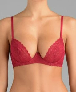 Coco De Mer Bras Muse - Marilyn Plunge Bra, Size UK 34D