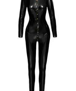 Noir Handmade Other Lingerie Fabulous Long Sleeve PVC Catsuit