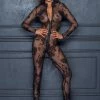 Noir Handmade Other Lingerie Fabulous Tulle & Embroidery Catsuit