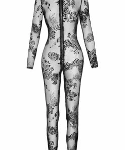 Noir Handmade Other Lingerie Fabulous Tulle & Embroidery Catsuit