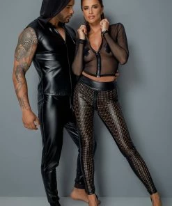 Noir Handmade Other Lingerie Miss Behaved Laser-cut Leggings