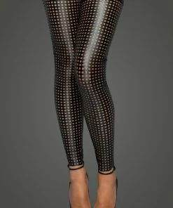 Noir Handmade Miss Behaved Laser-cut Hold Ups