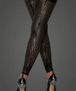 Noir Handmade Miss Behaved Laser-cut Hold Ups