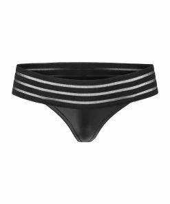 Noir Handmade Muse Powerwetlook Thong With Elastic Tape