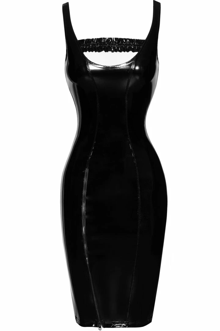 Noir Handmade Fabulous PVC Midi Dress 2 Noir Handmade Fabulous PVC Midi Dress