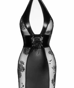 Noir Handmade Fabulous Mini Dress With Corset Binding Other Lingerie