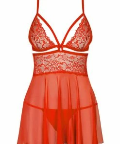 Obsessive 838 Babydoll & Thong Other Lingerie