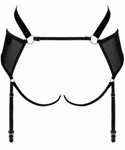 Obsessive Allunes Crotchless Suspender Brief Knickers