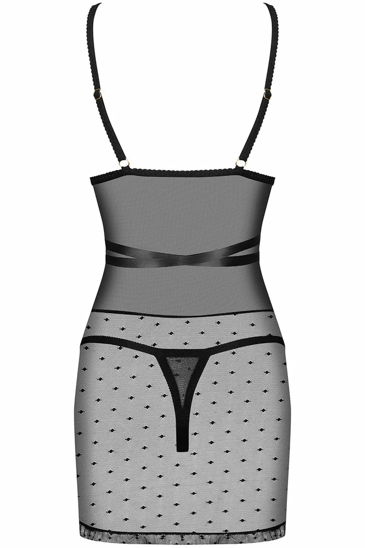 Obsessive Bowessa Chemise & Thong 5 Obsessive Bowessa Chemise & Thong