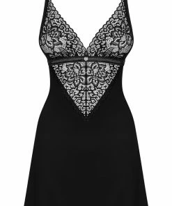 Obsessive Cecilla Chemise & Thong Other Lingerie