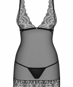 Obsessive Firella Chemise & Thong Other Lingerie
