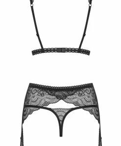 Obsessive Firella Bra, Thong & Garter Belt 9 Obsessive Firella Bra, Thong & Garter Belt