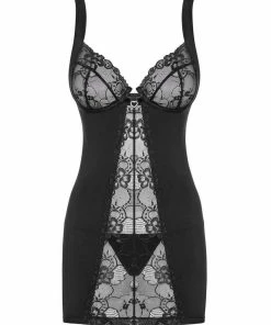 Obsessive Underwired Bras Heartina Chemise & Thong