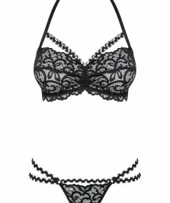Obsessive Joylace Bra & Thong Wireless Bras