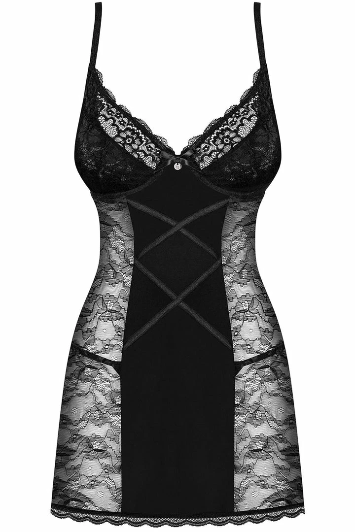 Obsessive Fuller Bust Laurise Babydoll & Thong Underwired Bras 2 Obsessive Fuller Bust Laurise Babydoll & Thong Underwired Bras