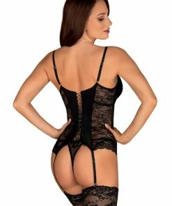 Obsessive Fuller Bust Laurise Corset & Thong Underwired Bras
