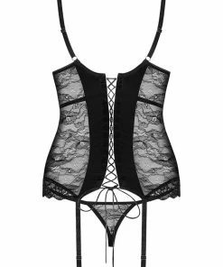 Obsessive Fuller Bust Laurise Corset & Thong Underwired Bras