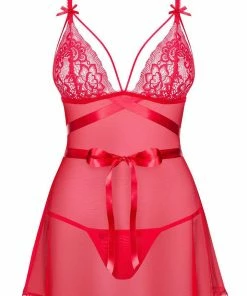 Obsessive Lovlea Babydoll & Thong (Size L/XL: UK 12-14) Other Lingerie