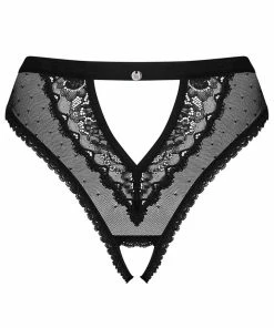 Obsessive Mauress High Waist Crotchless Brief Knickers