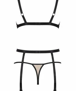 Obsessive Nudelia Bra, Thong & Garter Belt 13 Obsessive Nudelia Bra, Thong & Garter Belt