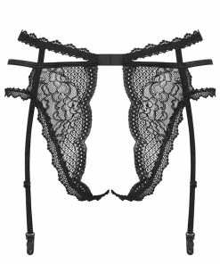 Obsessive Pearlove Crotchless Suspender Brief 9 Obsessive Pearlove Crotchless Suspender Brief