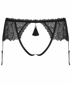 Obsessive Knickers Romanesa Crotchless Suspender Brief