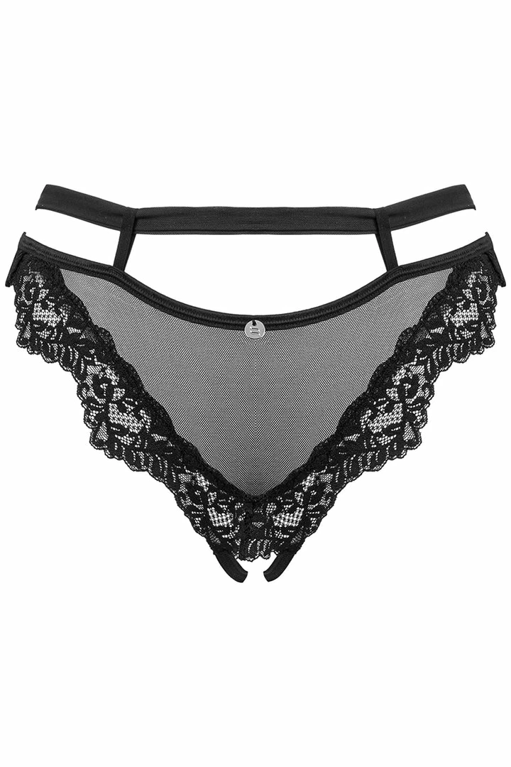 Obsessive Knickers Setilla Crotchless Thong 2 Obsessive Knickers Setilla Crotchless Thong