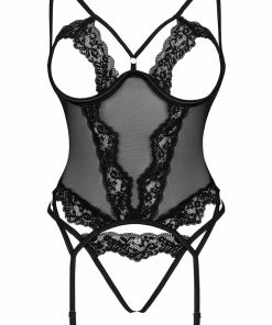 Obsessive Other Lingerie Setilla Open Corset & Thong