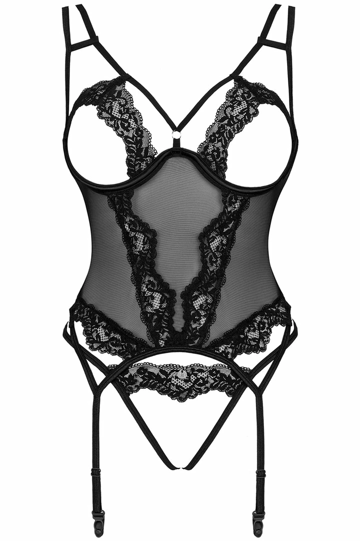 Obsessive Other Lingerie Setilla Open Corset & Thong 2 Obsessive Other Lingerie Setilla Open Corset & Thong