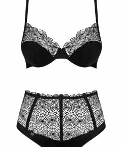 Obsessive Sharlotte Underwired Bra & High Waist Thong Other Lingerie
