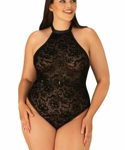 Obsessive Other Lingerie Softily Thong Bodysuit