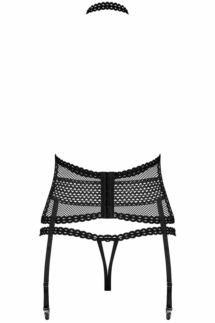 Obsessive Strapelie Harness & Crotchless Thong 5 Obsessive Strapelie Harness & Crotchless Thong