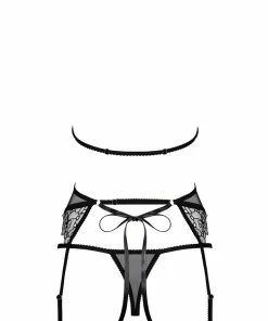 Obsessive Uniquella Bra, Thong & Garter Belt